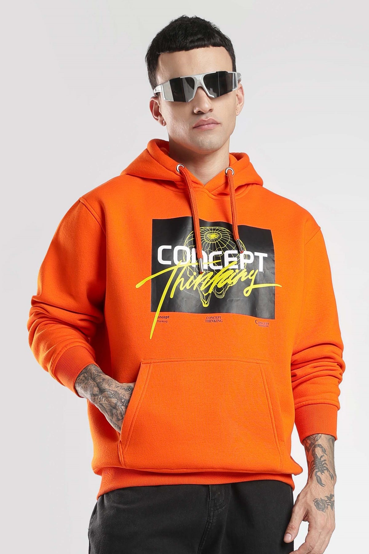 Orange Fire Concept Hoodie