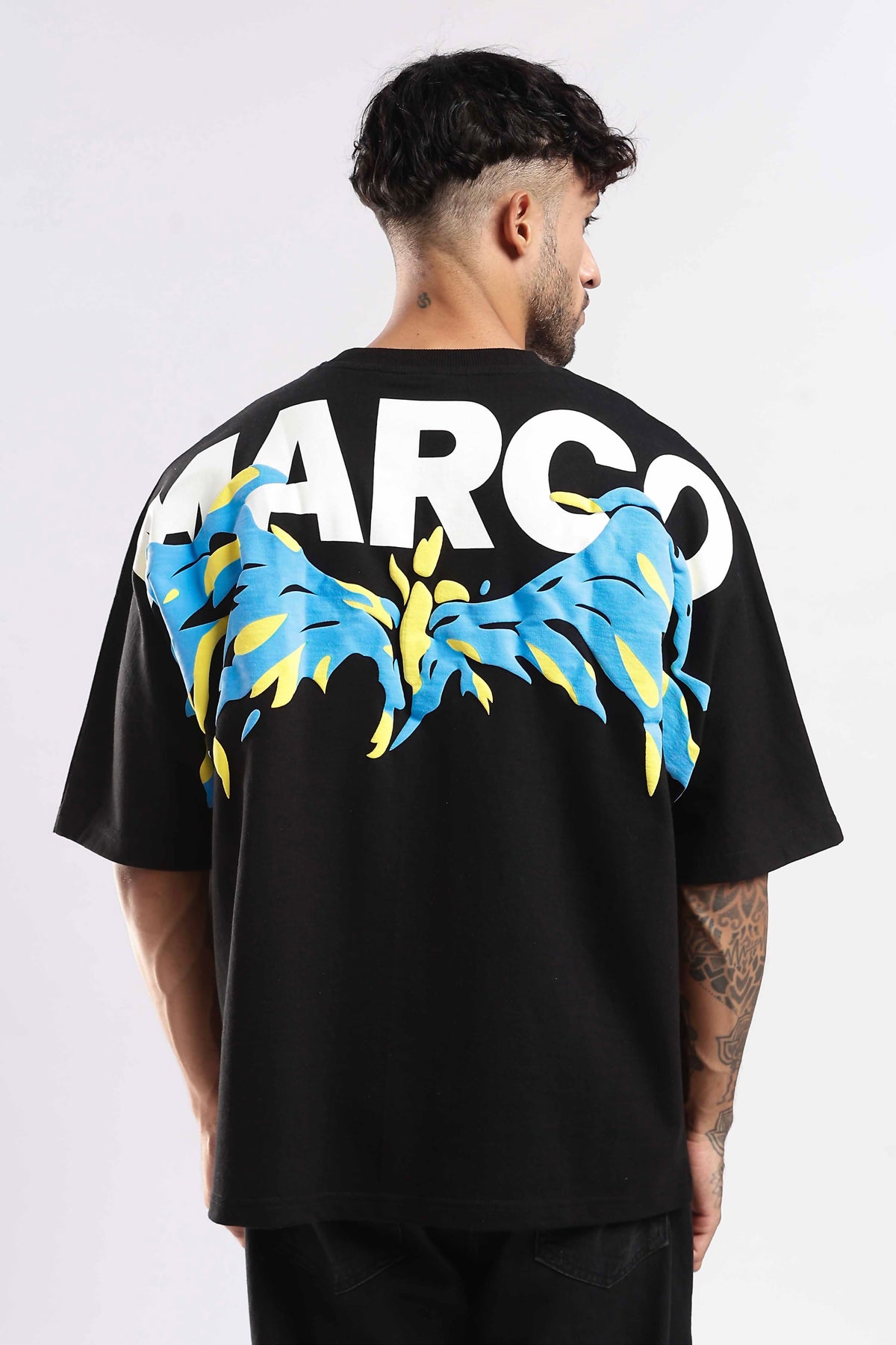 Marco Black Oversized T-shirt