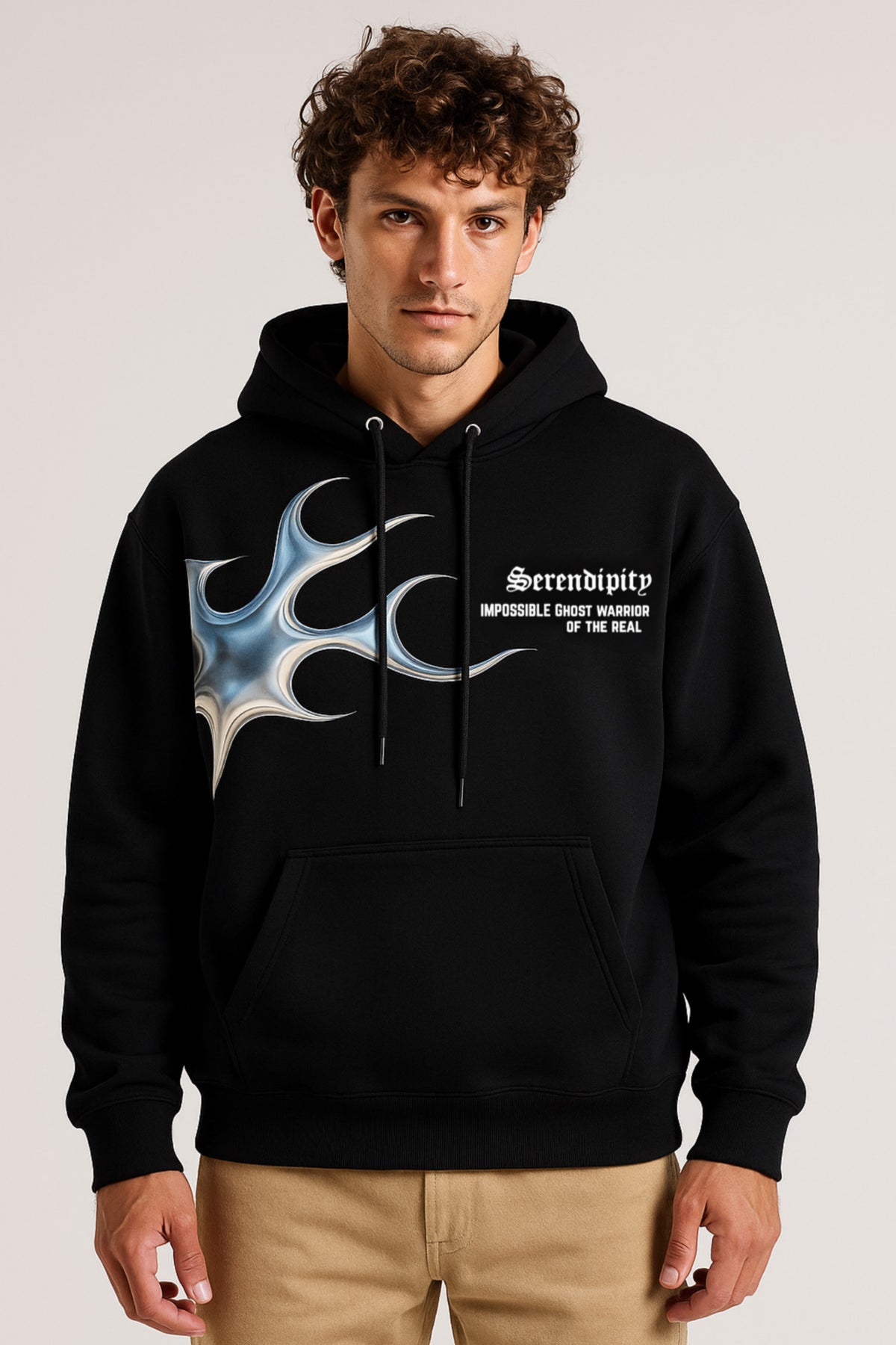 Ghost Warrior Black Hoodie